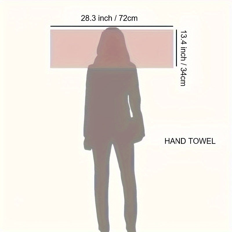 Juego de 6 toallas de algodón con bordado de corona para baño y vestidor