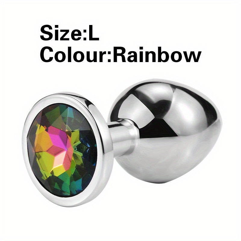 Kattalar uchun metall anal plagin to'plami 5 o'lchamlar, quloq G-Spot massaji, boshlovchilar va keksa uchun