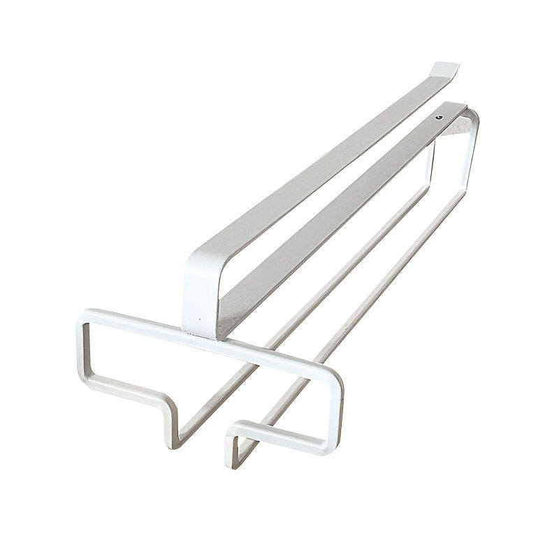 Metal Stemware Rack Hanging Storage Organizer for Glassware Under Cabinet