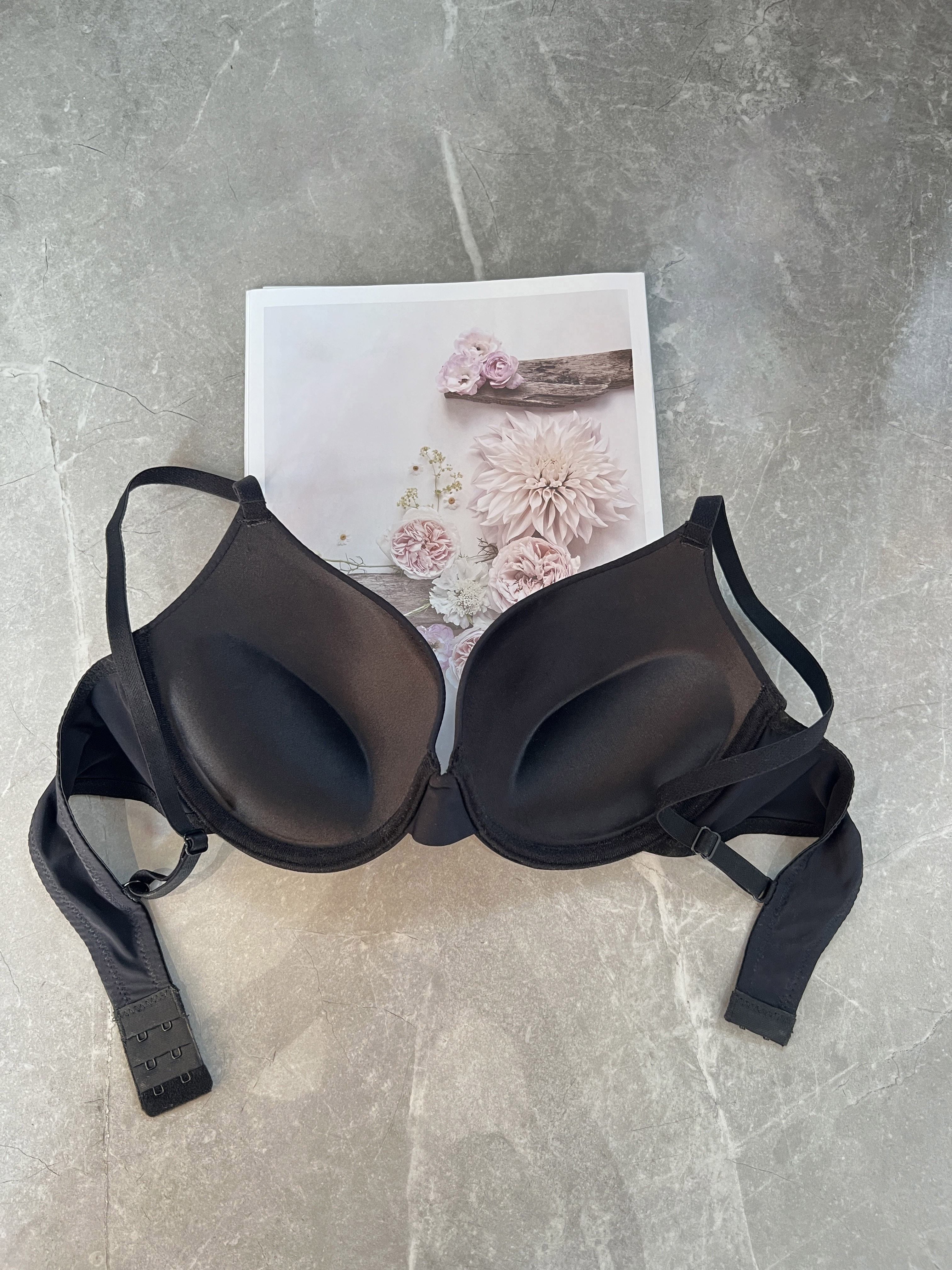 Women's Solid Underwire Lace Push-Up Bra for Sexy Comfort