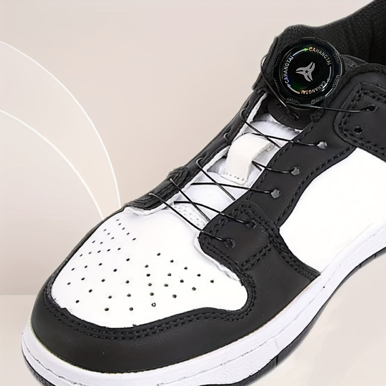 Unisex Casual Sneaker Laces No-Tie Locking System Plastic Fasteners