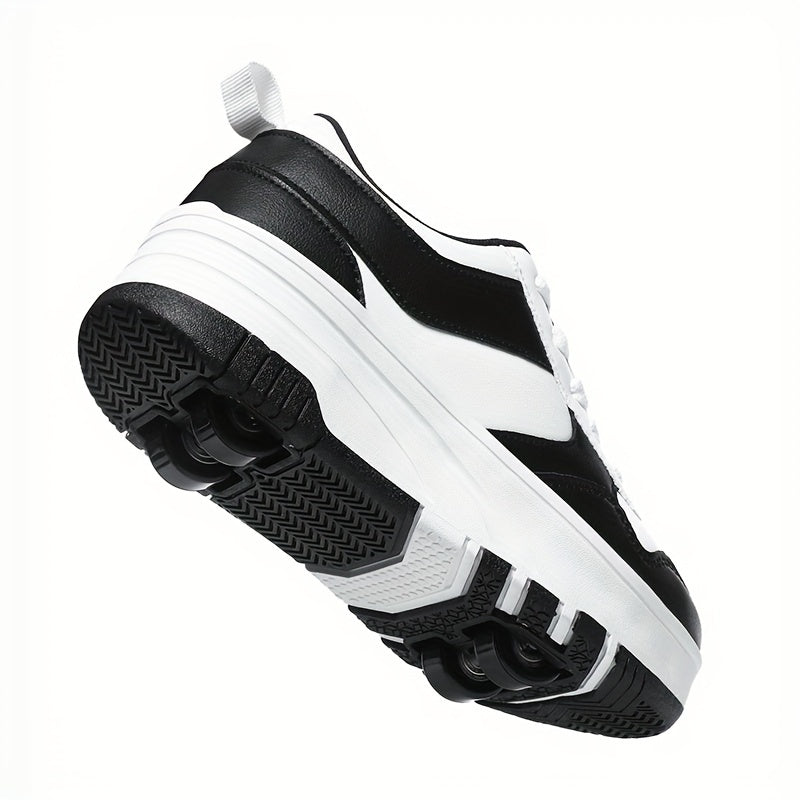 Children's Casual Sneakers with Detachable Roller Skates for Boys and Girls