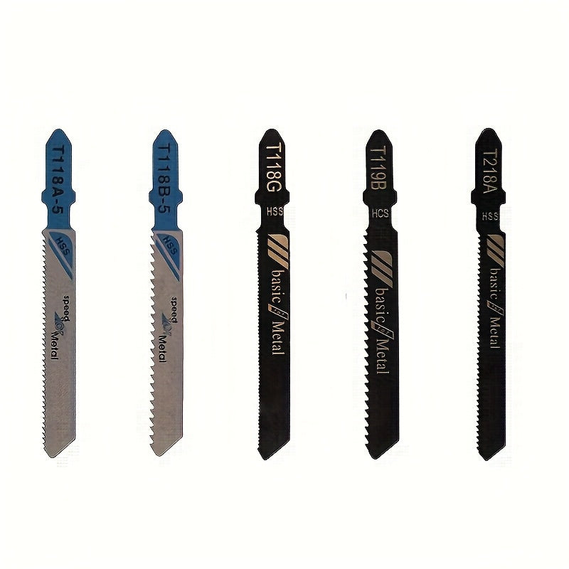 20pcs High Carbon Steel Jig Saw Blade Set for Wood Plastic Metal Fast Cutting