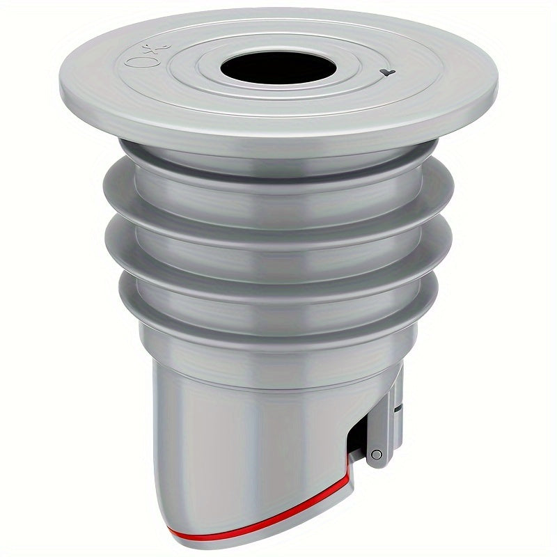 Mustahkam silikon drenaj to'sig'i hidlarni, hasharotlarni va orqaga oqishni oldini oladi. Oshxona, hammom va uyda foydalanish uchun ideal. Yuvilishi mumkin va yig'ish talab qilinmaydi. Rang: Kulrang.