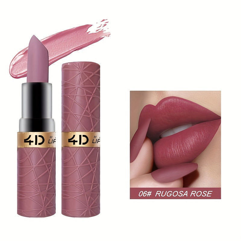 Set de gloss de labios mate a prueba de agua, 12 colores, de larga duración y sin transferencia