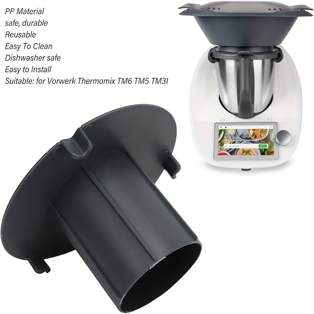 TM5 TM6 mikserlari uchun universal oshxona blenderi splash guard, oziq-ovqat bilan aloqa qilishga xavfsiz plastik materialdan tayyorlangan, changdan himoya qiluvchi qopqoq sifatida xizmat qiladi.