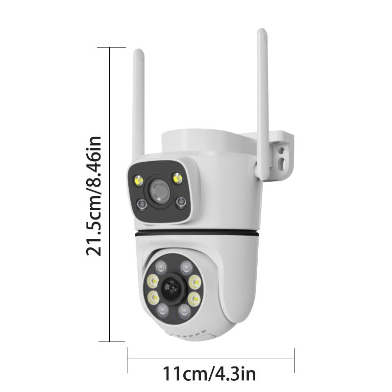 4MP Wireless Security Camera with AI Smart Alert Night Vision Two-Way Audio 1080p