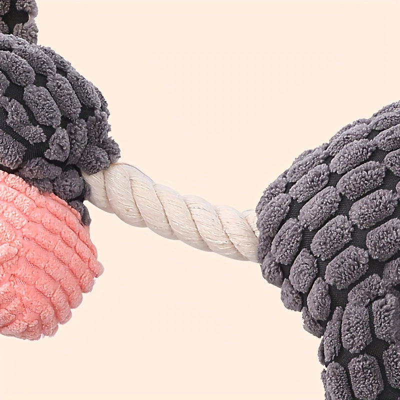 Plush Donkey Dog Toy Bite-Resistant Teeth Grinding Sound Pet Chew