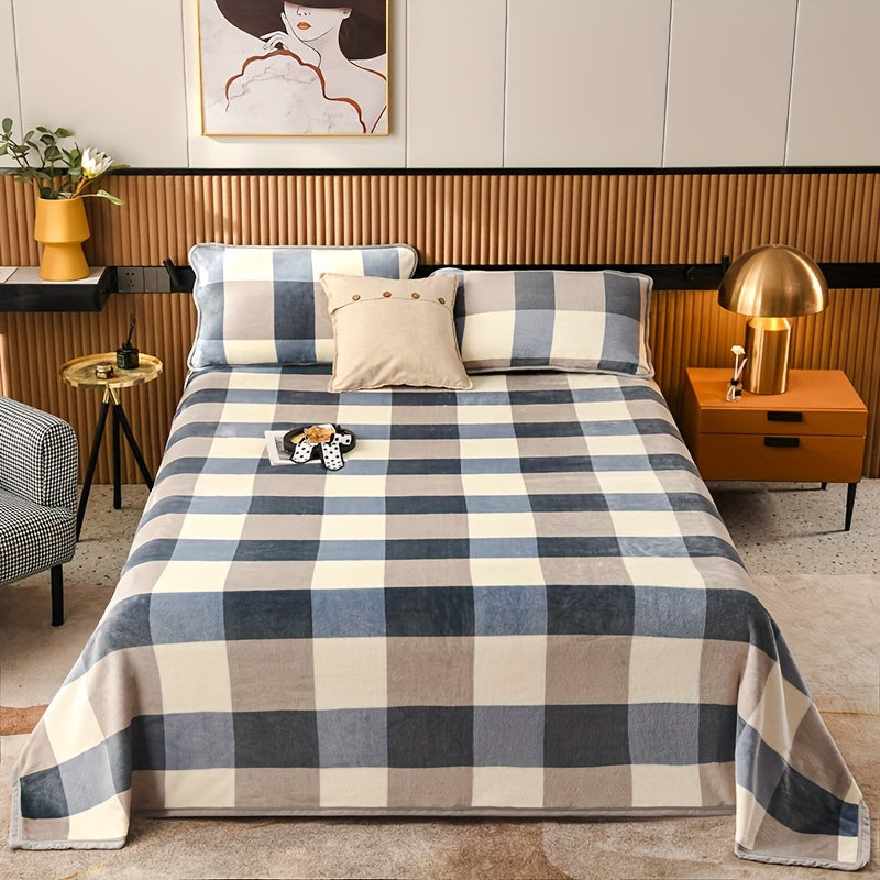 Coral Velvet Blanket Thickened Winter Four Seasons Nap Office Bed Throw