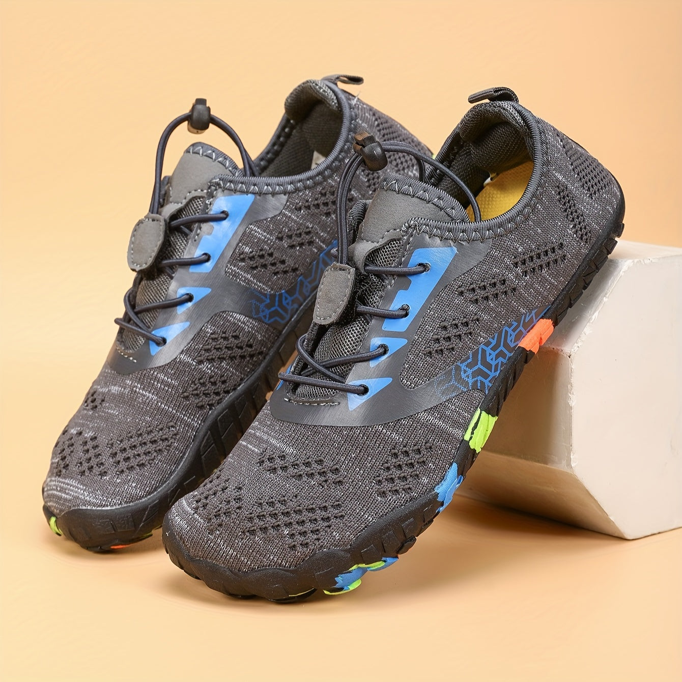 Zapatos de agua para niños, ligeros, de secado rápido, con slip-on, deportivos y casual para niños y niñas