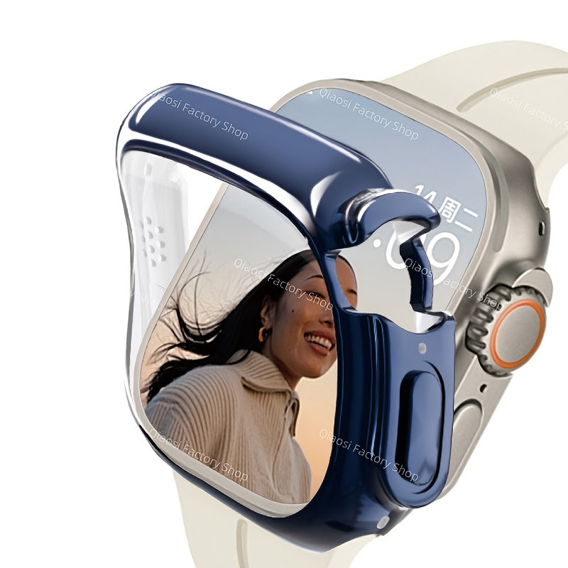 TPU Bumper Cover for iWatch Screen Protector Compatible with Series 9 8 7 SE 6 3 38mm 40mm 41mm 42mm 44mm 45mm