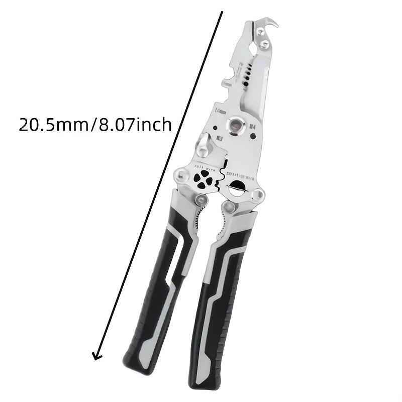Multi-Functional Wire Stripper Tool for Electrical, Home, and Construction Use