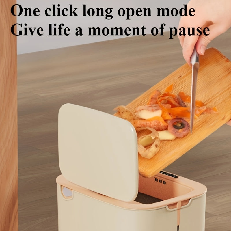 Har qanday xona uchun infraqizil induksiyali, USB orqali zaryadlanadigan va avtomatik qopqoq ochilishi bilan jihozlangan aqlli 18L axlat qutisi.