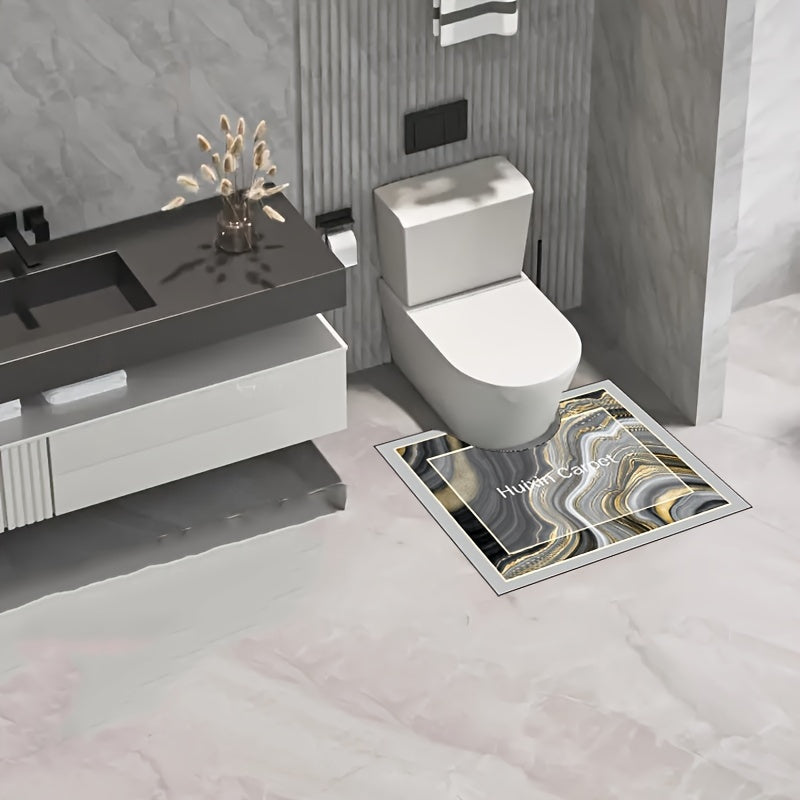 Set of 3 Non-Slip Diatomaceous Earth Bathroom Floor Mats Quick-Drying Soft for Shower Tub Door Outdoor