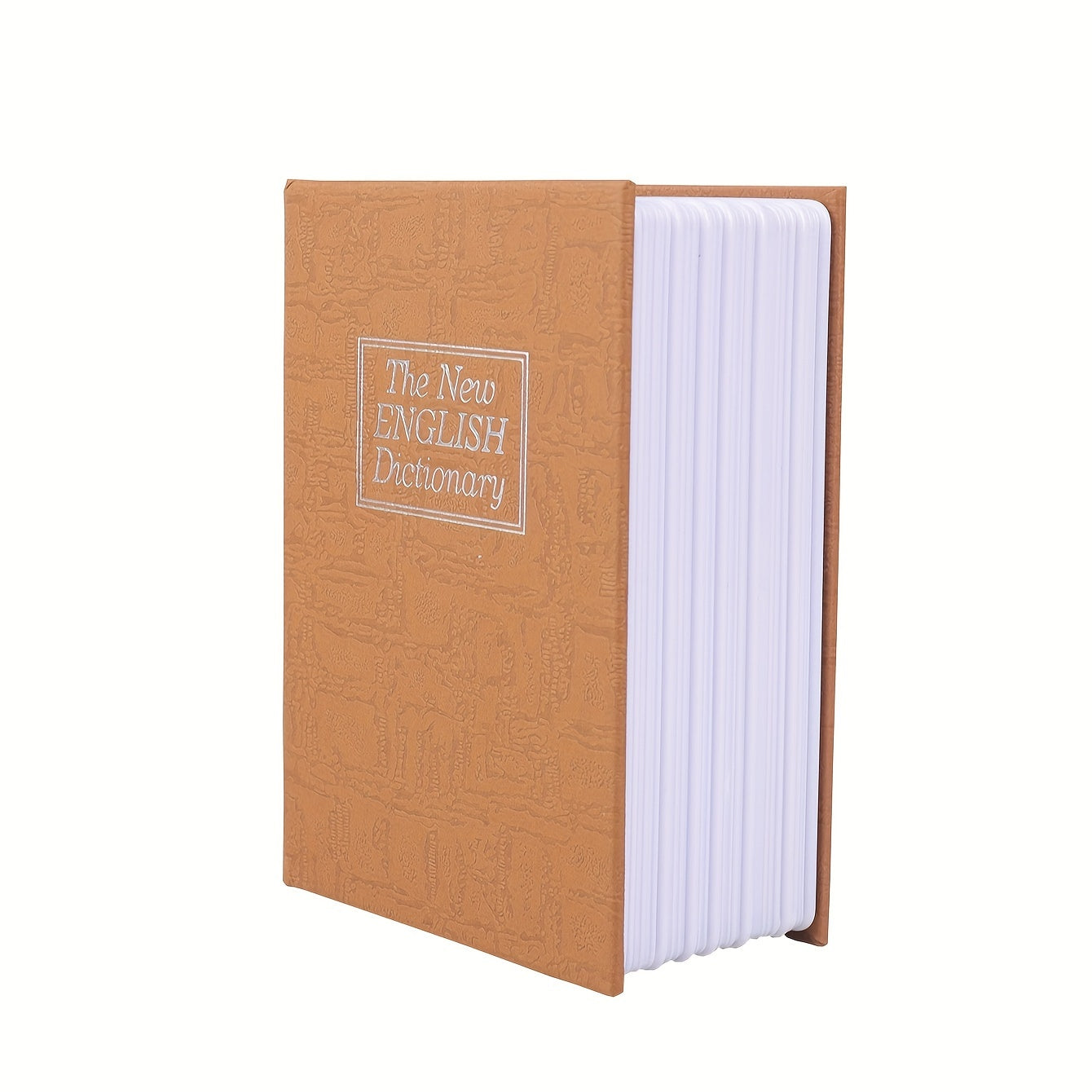 Dictionary-Shaped Metal Cash Box with Lock for Home Storage and Decoration