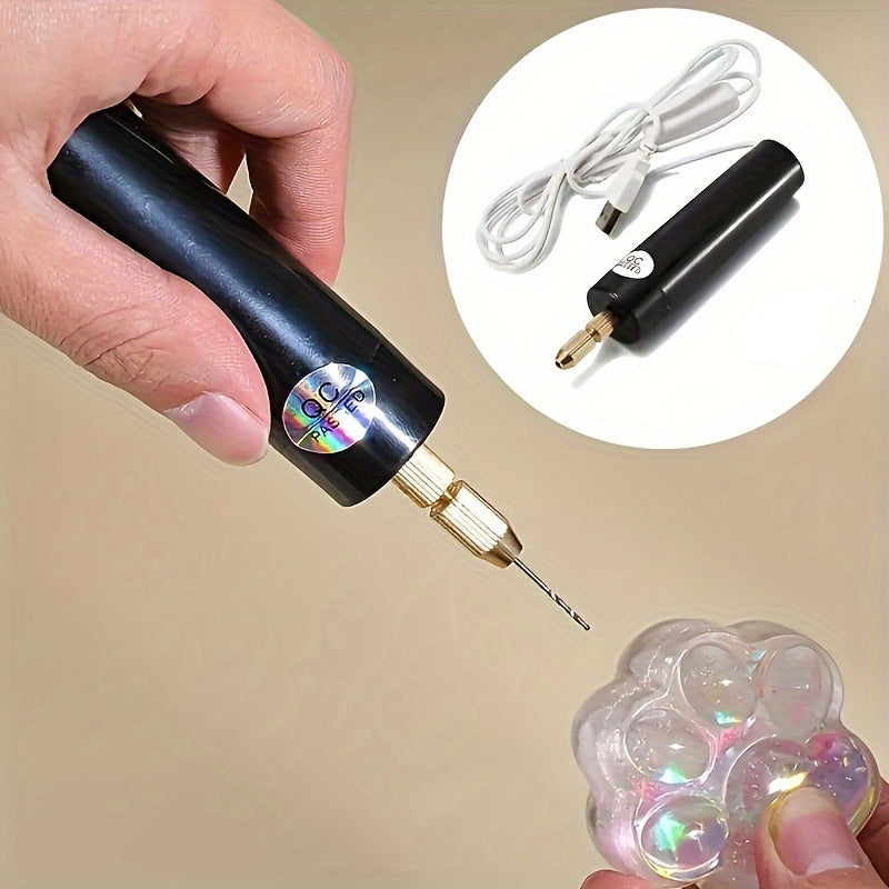 USB Mini Drill Lightweight Handheld Tool for Cutting Grinding Engraving Polishing