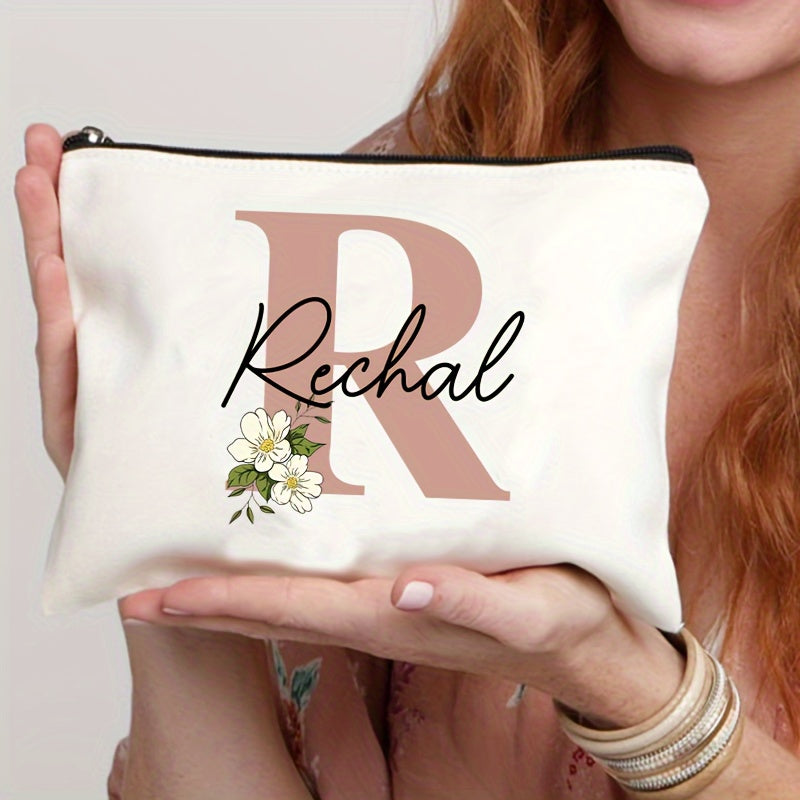 Personalized Makeup Bag Travel Toiletry Organizer Cosmetic Pouch for Women