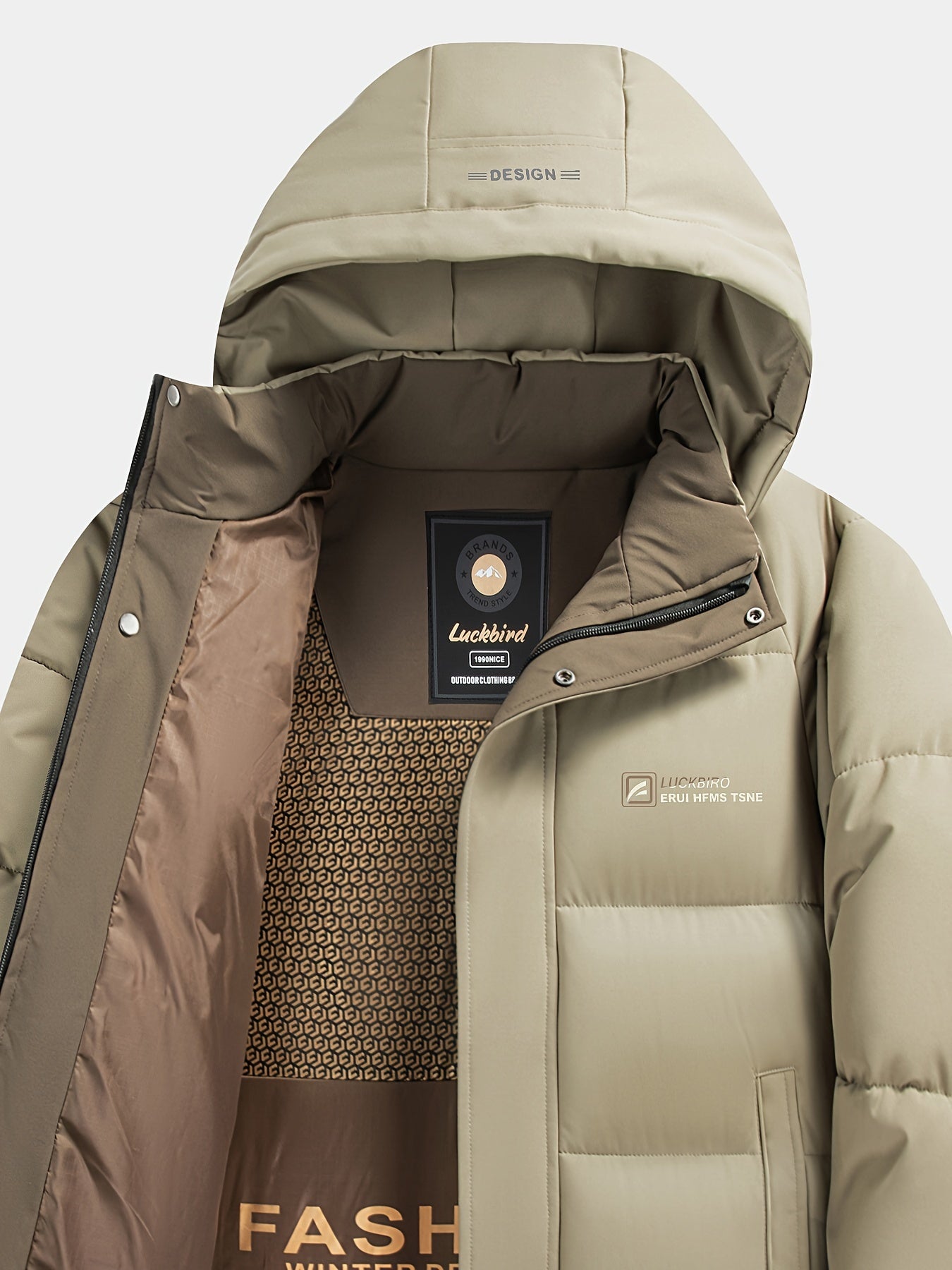 Мужская зимняя куртка с съемным капюшоном, полиэстер, повседневная одежда для отдыха и деловая одежда