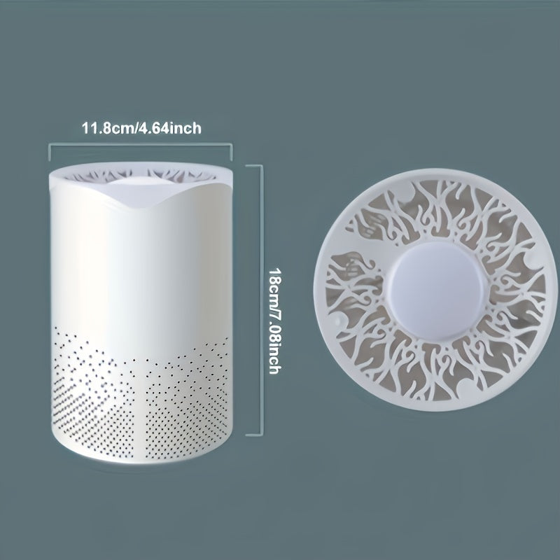 USB Air Purifier with Negative Ion Technology for Home and Car Odor Removal