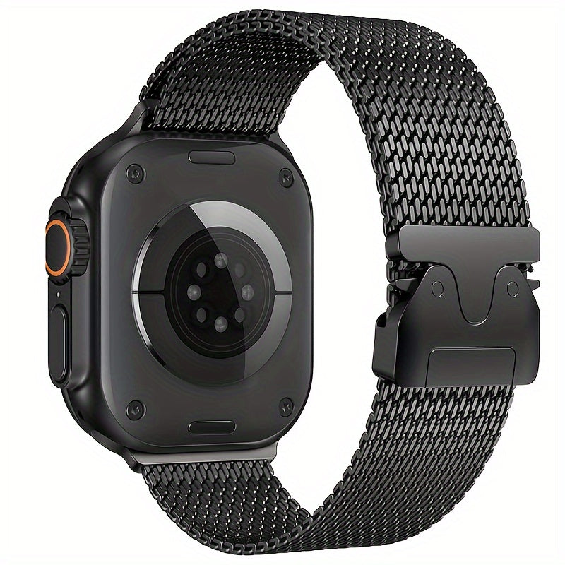 Stainless Steel Milanese Mesh Loop Watch Band for Apple Watch Series 1-10 Ultra 2 49mm 44mm 42mm