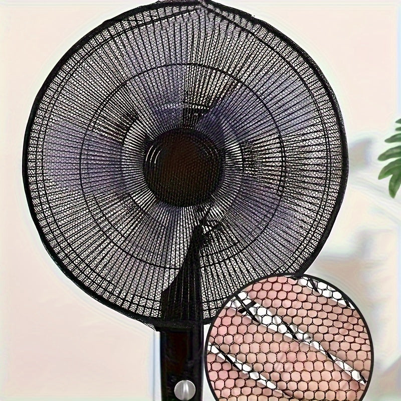Mesh Fan Guard - Dust Filter with Finger Protector, Washable, Home Office