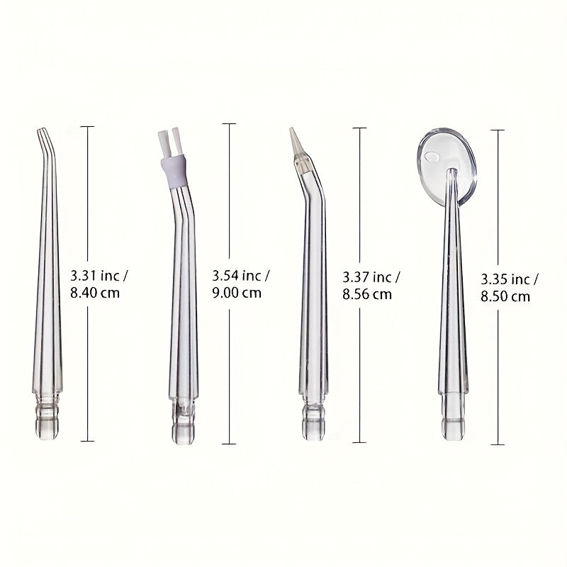 Портативные насадки для водяных флоссеров, ассорти, ортодонтические, для скребка языка, стандартные гигиенические