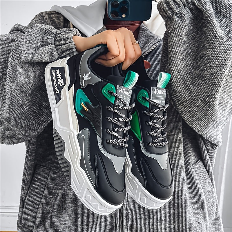 Zapatillas casuales para hombre con forro de tela superior de PU y suela de PVC para uso diario