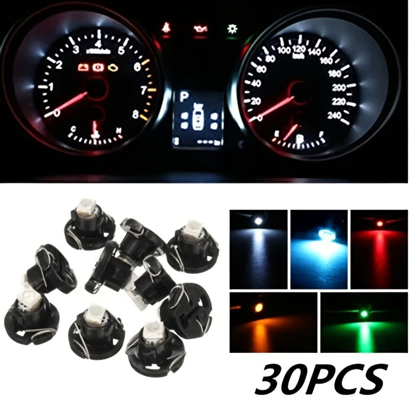 10Pcs T3 T4.2 T4.7 LED Bulb Car Interior Dashboard Indicator Lights
