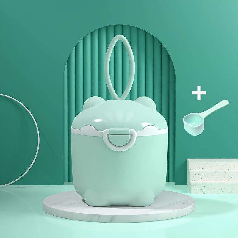 Four-Layer Milk Powder Storage Container with Rotating Snack Box Food Organizer