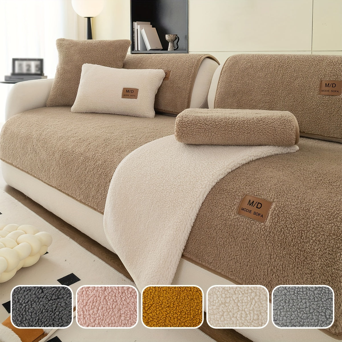 All-Season Thickened Non-Slip Sofa Slipcover for Universal Furniture Protection