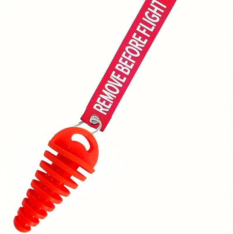 Motorcycle Exhaust Wash Plug Rubber 1.52cm-3.81cm With Keychain Tag
