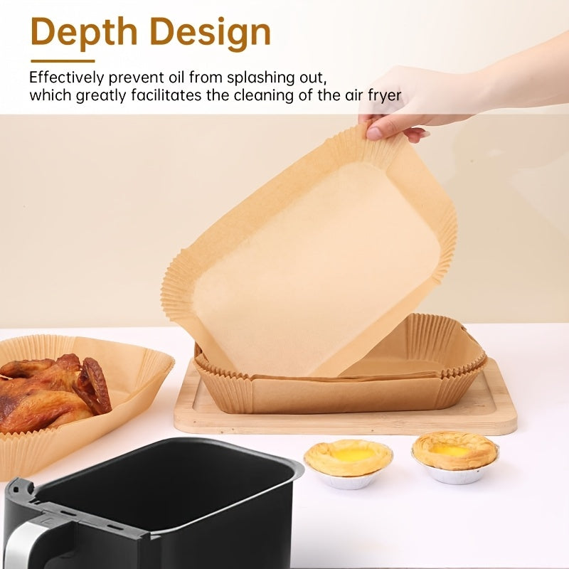 Pishirish, grill qilish va mikroto'lqinli pech uchun 100 dona yopishmaydigan qog'oz