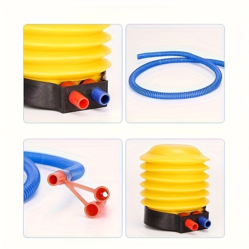 Portable Foot Pump for Balloons and Inflatables Compact Manual Inflator for Parties and Events