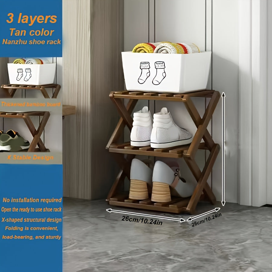 Estantería para zapatos retráctil de instalación gratuita, de 3 a 9 niveles, ahorrador de espacio para puertas estrechas