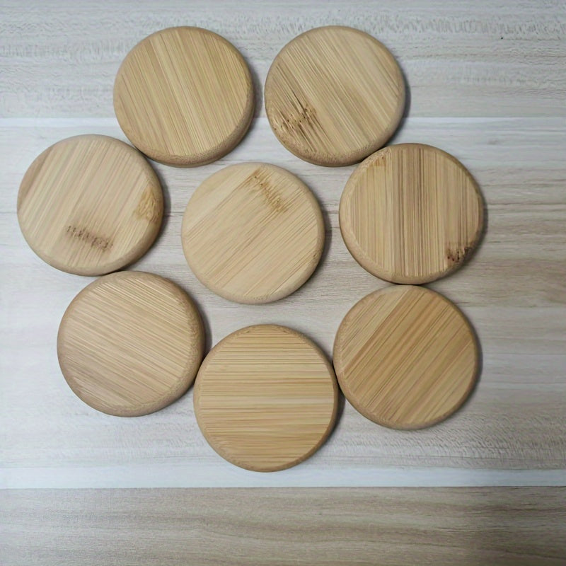 Round Bamboo Coaster for Cups Water Cup Insulation Mat Tea Cup Mat