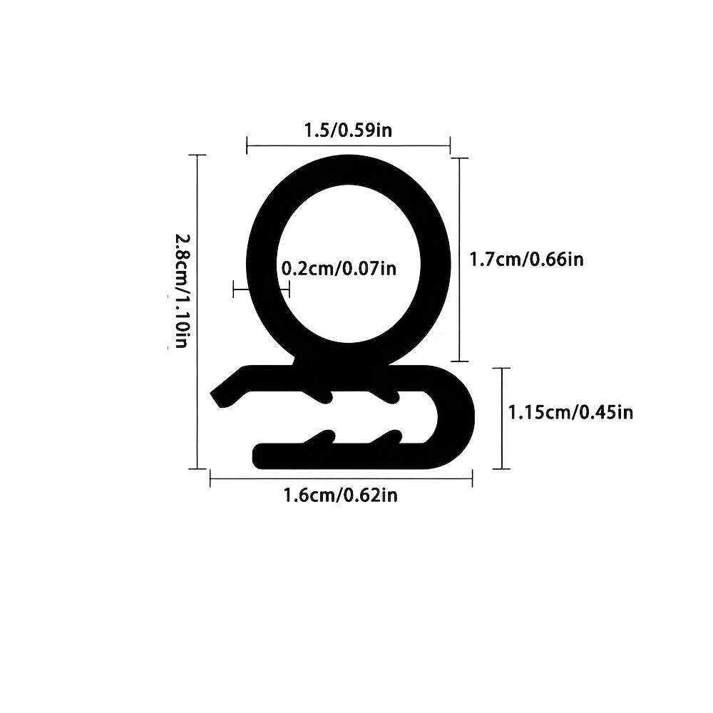 Car Seal Strip Waterproof Rubber Door Seal Tape for Cars Boats Trucks RVs 6.1m