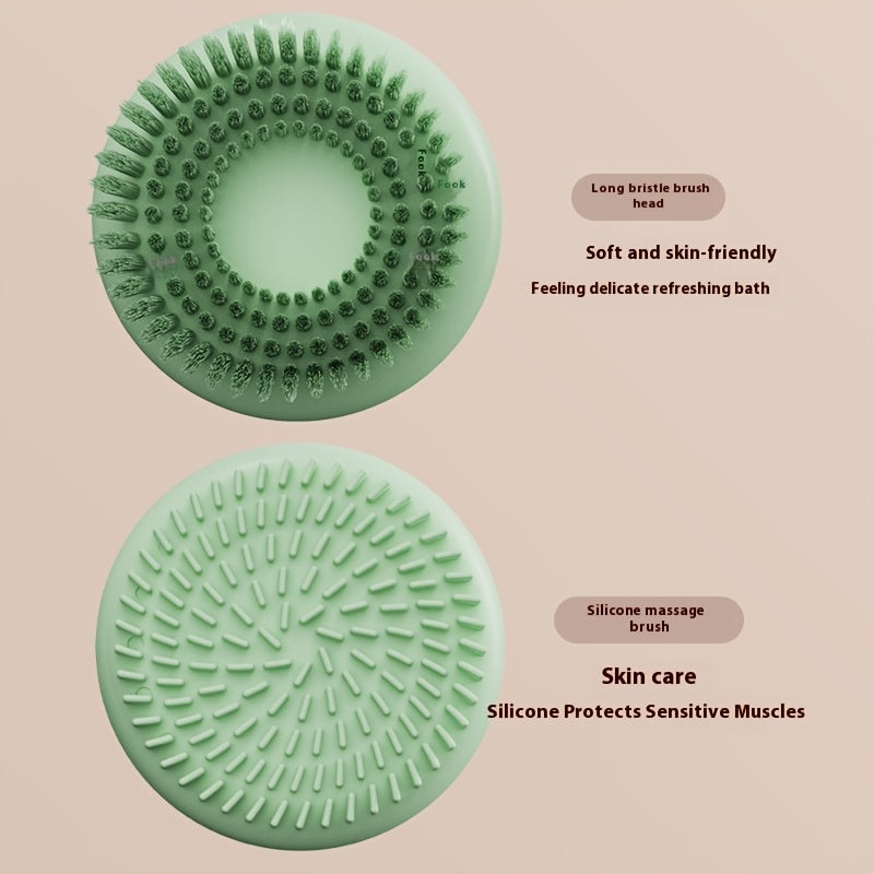 Rechargeable Electric Bath Brush with Long Handle and USB Charging