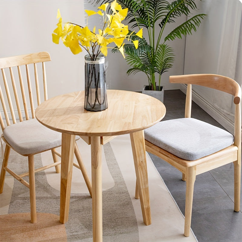 Rang-barang chiziqli stul yostiqchasi, anti-slid ko'pikli yostiq bilan, yuviladigan linen qoplamasi bilan, oshxona yoki uy uchun