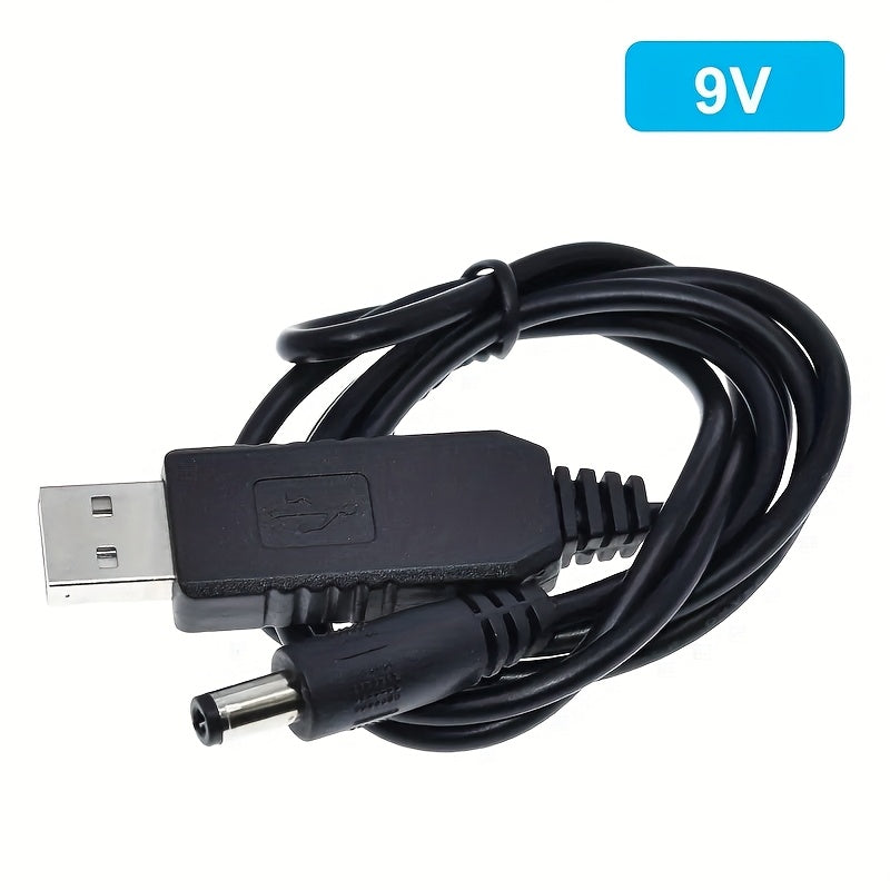 Cable convertidor de línea de aumento de potencia USB de 5V a 5V/9V/12V para enrutador y dispositivos