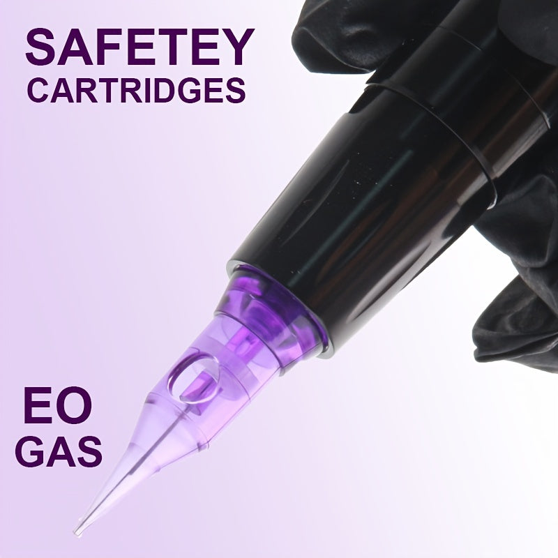 10pcs Tattoo Needle Cartridges 1RL Microblading PMU Scalp Lip Eyebrow