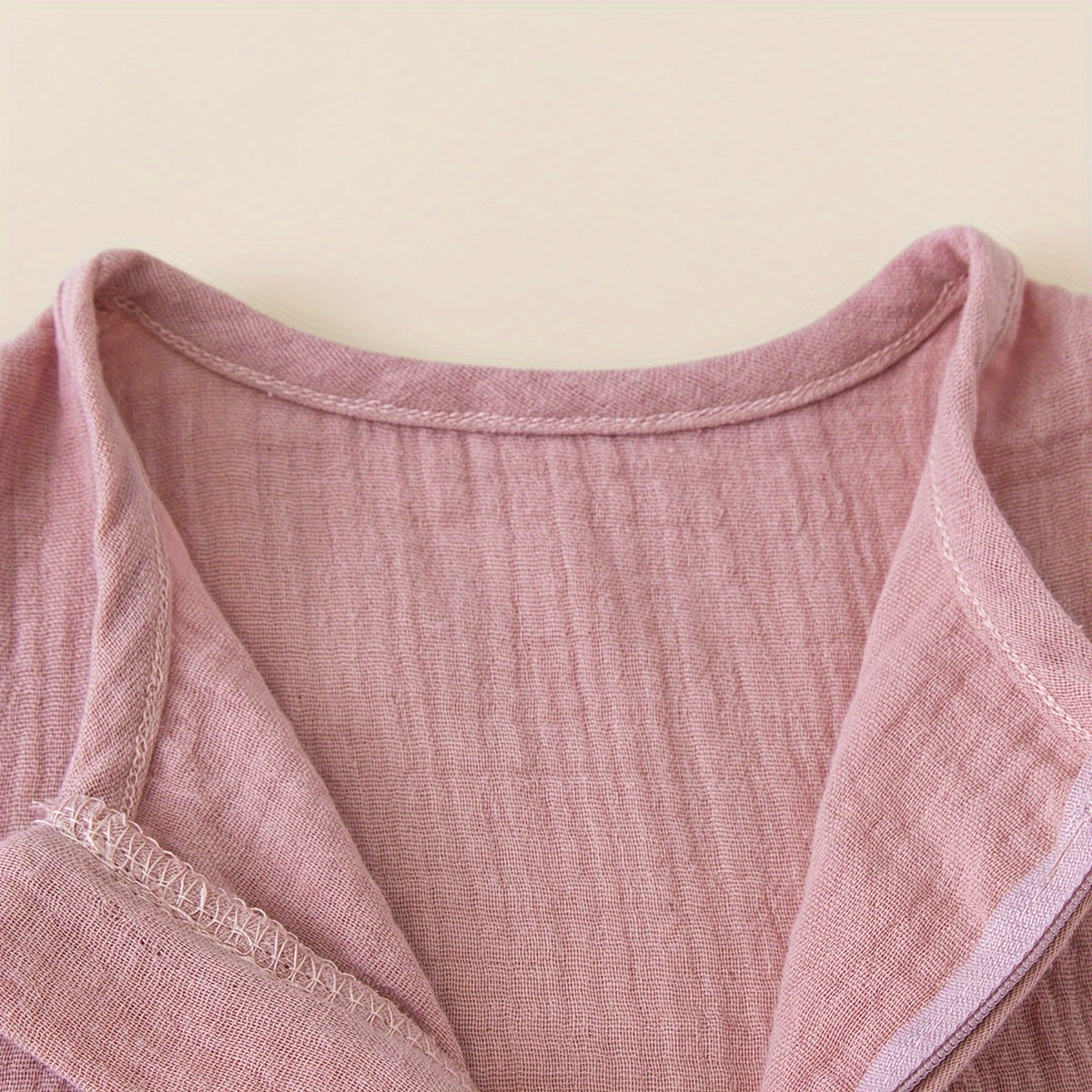 Kids Wearable Blanket with Double Zipper, Wrinkled Cotton, All Seasons