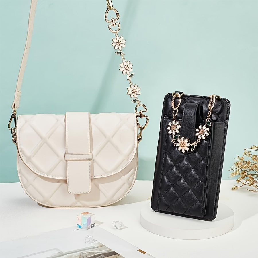 Ayollar sumkalari uchun mukammal aksessuar bo'lgan 1 dona Purse Chain Strap Extender bilan sumkalaringizga nafislik va uslub qo'shing.