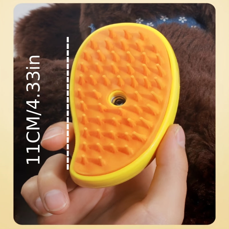 Electric Steam Massage Comb for Cats and Dogs Self-Cleaning USB Rechargeable Pet Grooming Brush