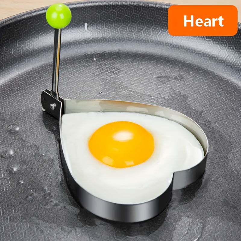 Stainless Steel Love-Shaped Omelette Maker and Food Crafting Tool