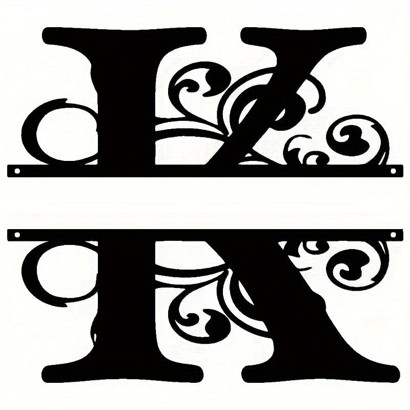 Personalized Metal Family Name Sign Wall Art for Front Entrance or Housewarming Gift