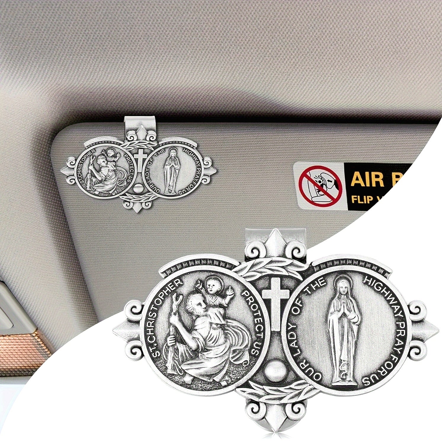 Car Visor Clips Stainless Steel for Teens and Family