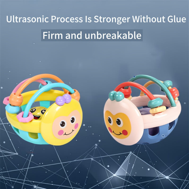Sensory Rattle and Teething Balls for Babies 0+ Soft ABS Mixed Color