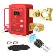 Interruptor inteligente de desconexión de batería de 12V a distancia para coche y autocaravana con pantalla LED
