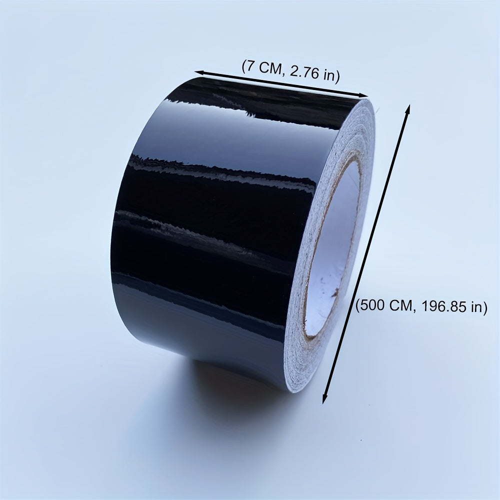 Tira de vinilo negro para moldura de ventana de coche 3/5/7/10cm con acabado cromado blackout