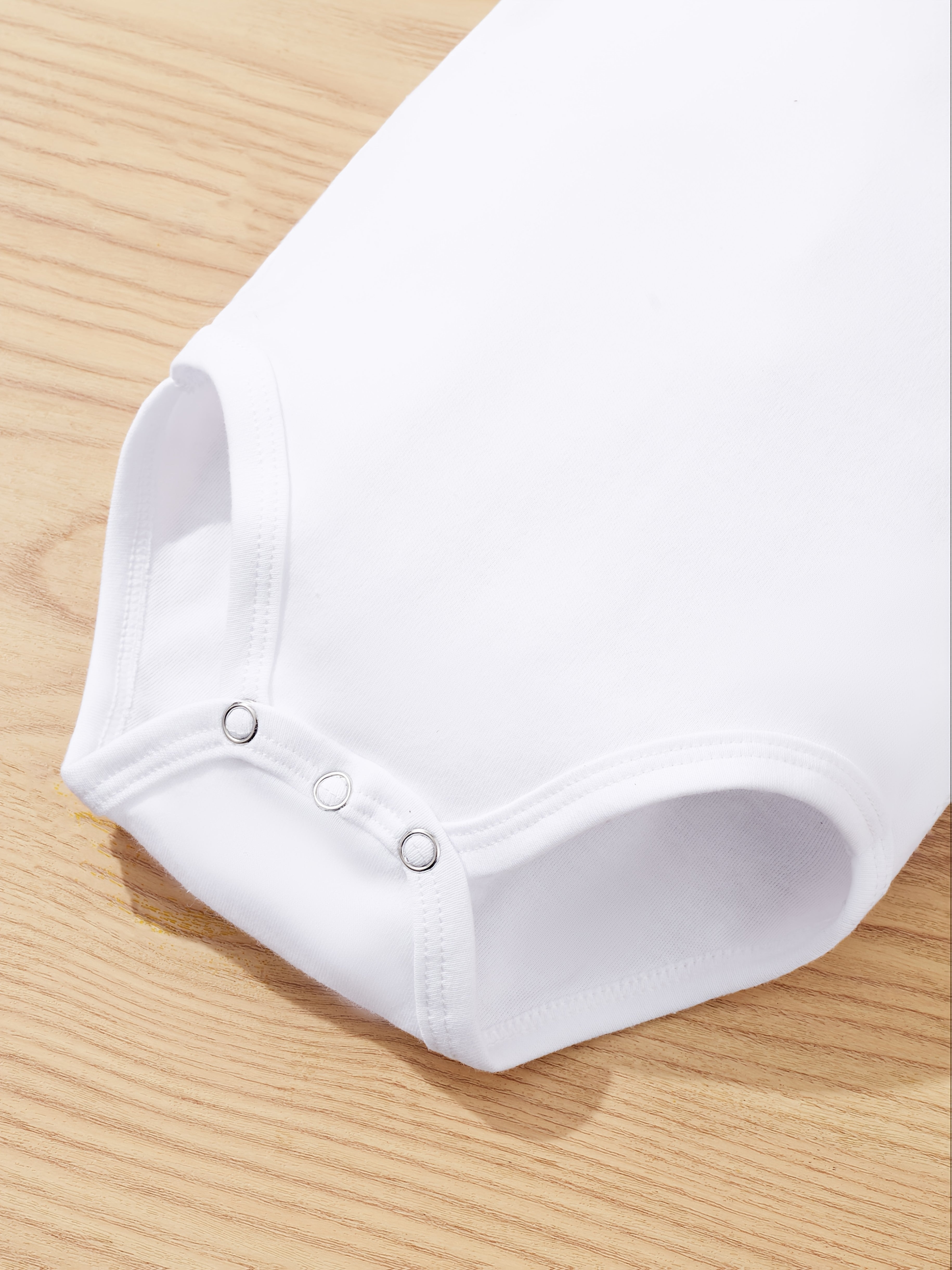 Unisex Baby Cotton Knit Onesie Short Sleeve Crew Neck Button Front Summer Casual